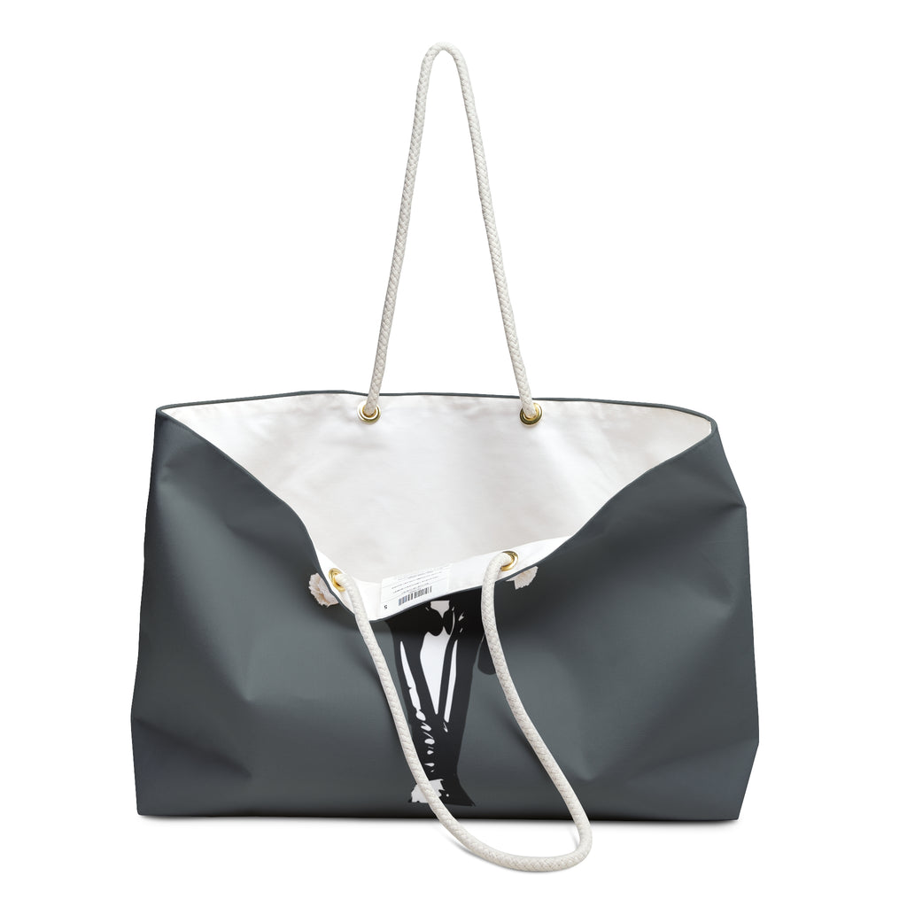 No Wasted Potential Weekender Bag — Bold Star Graphic Travel Tote