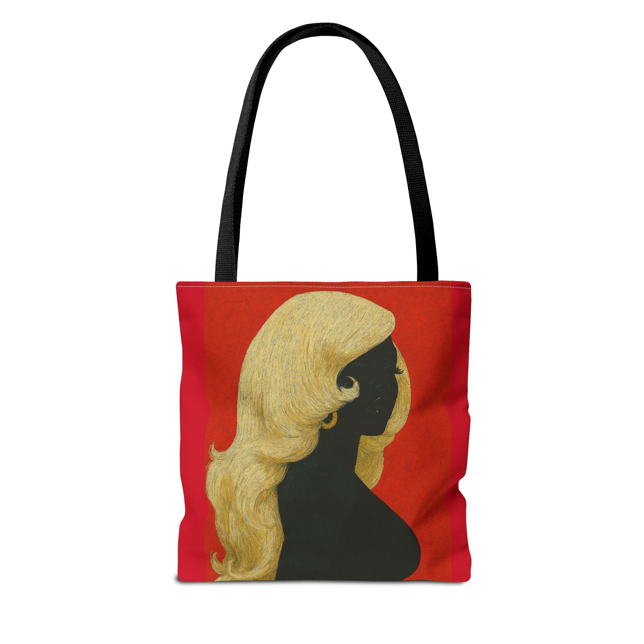 HER Silhouette Tote Bag – Retro Profile Art AOP Tote