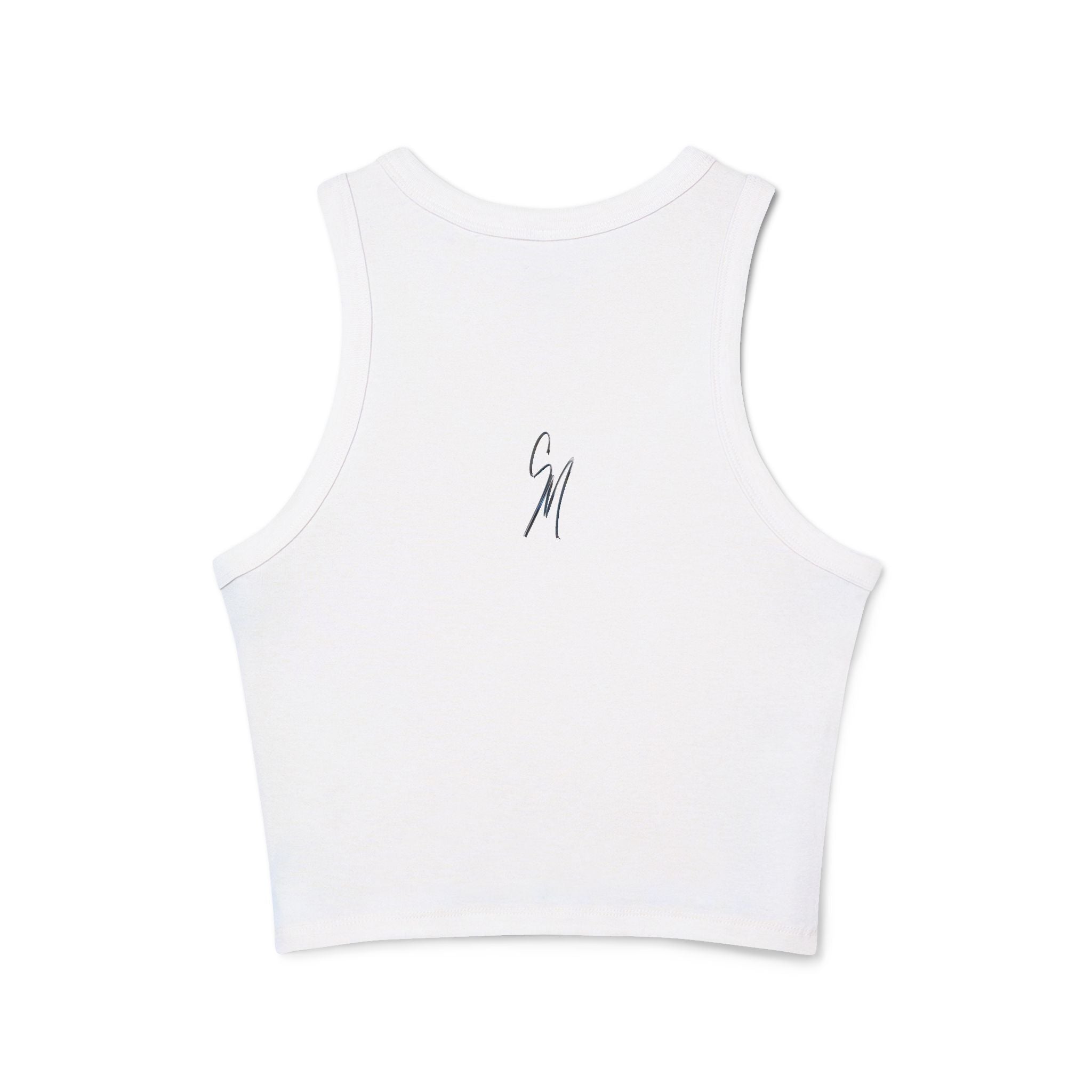 Racer Tank - "Be Fucking Authentic." Graphic