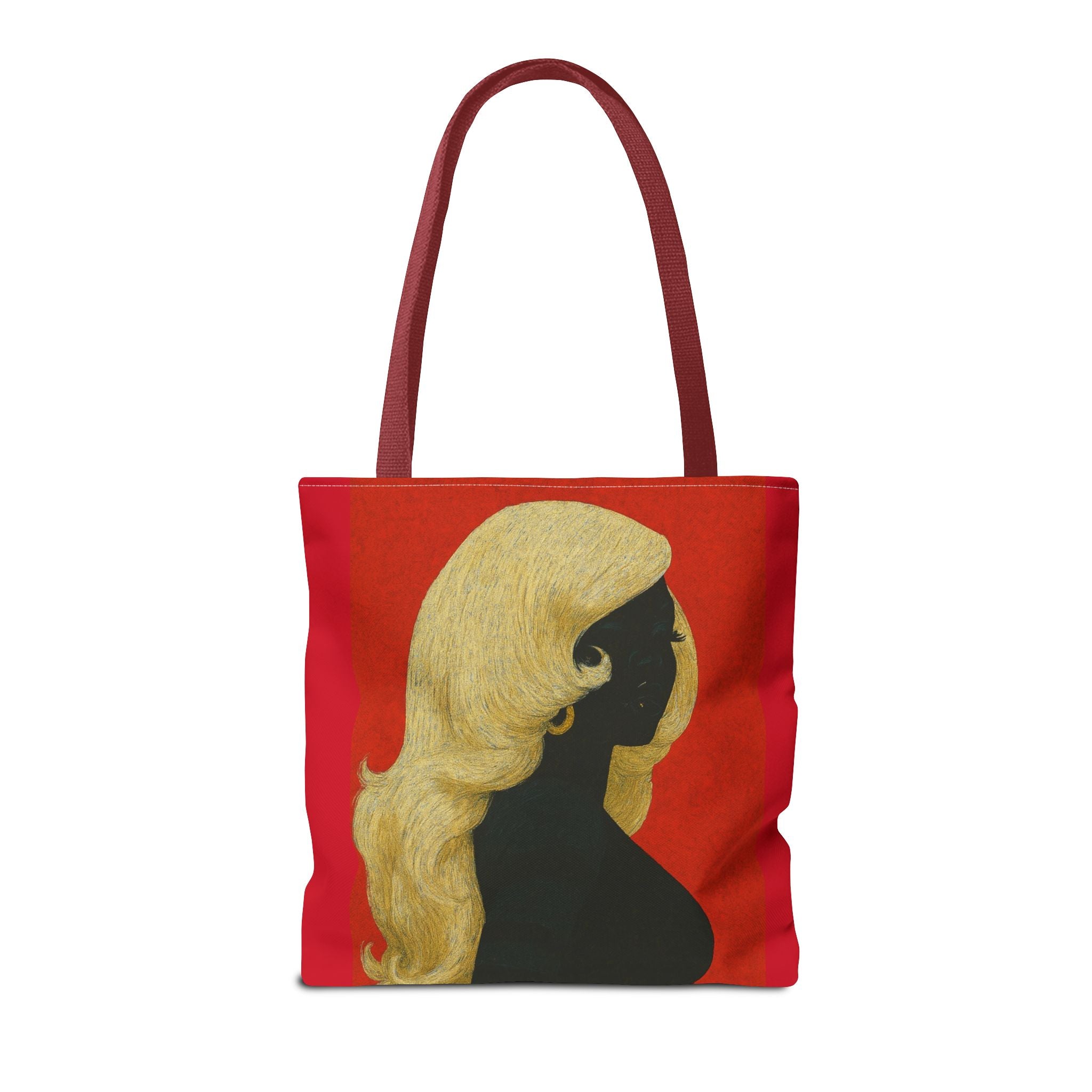 HER Silhouette Tote Bag – Retro Profile Art AOP Tote
