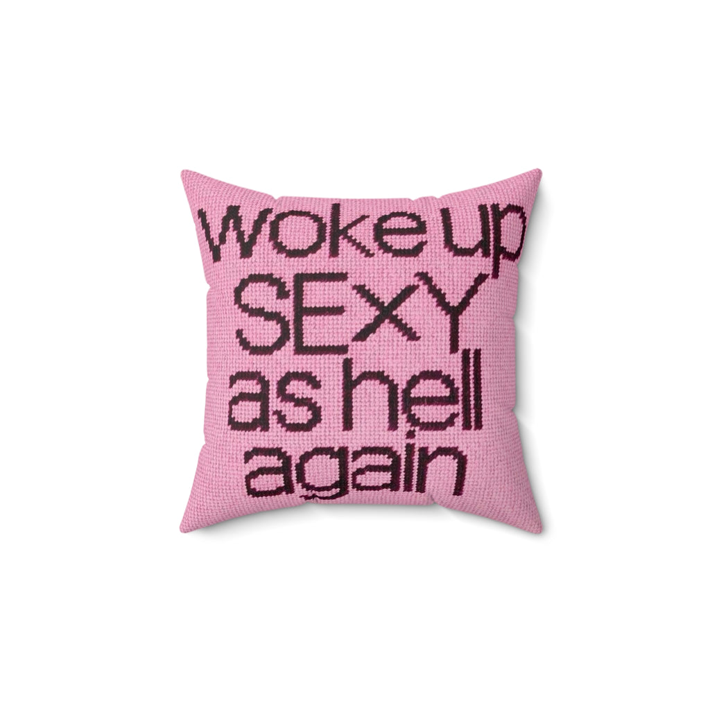 Faux Suede Square Pillow