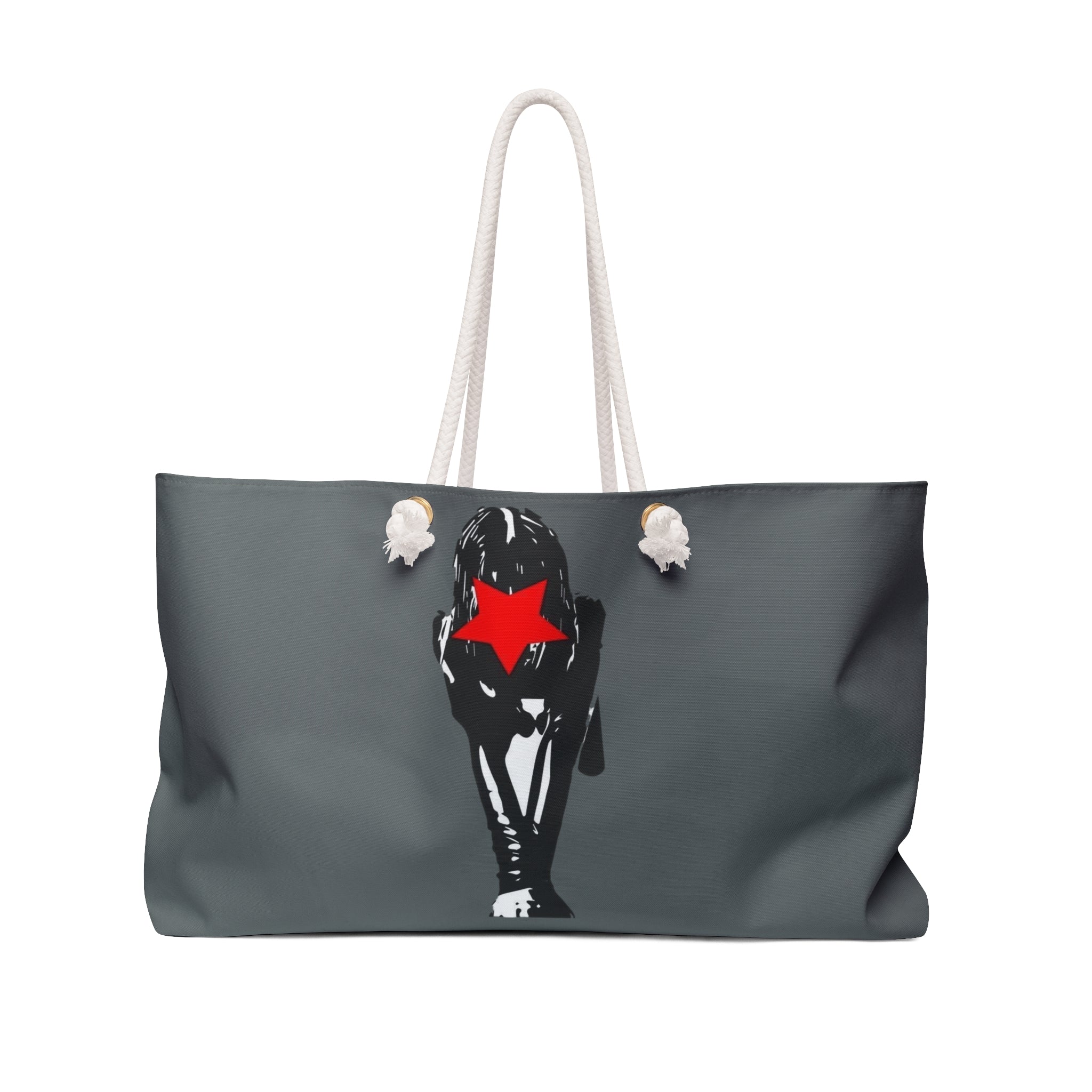 No Wasted Potential Weekender Bag — Bold Star Graphic Travel Tote