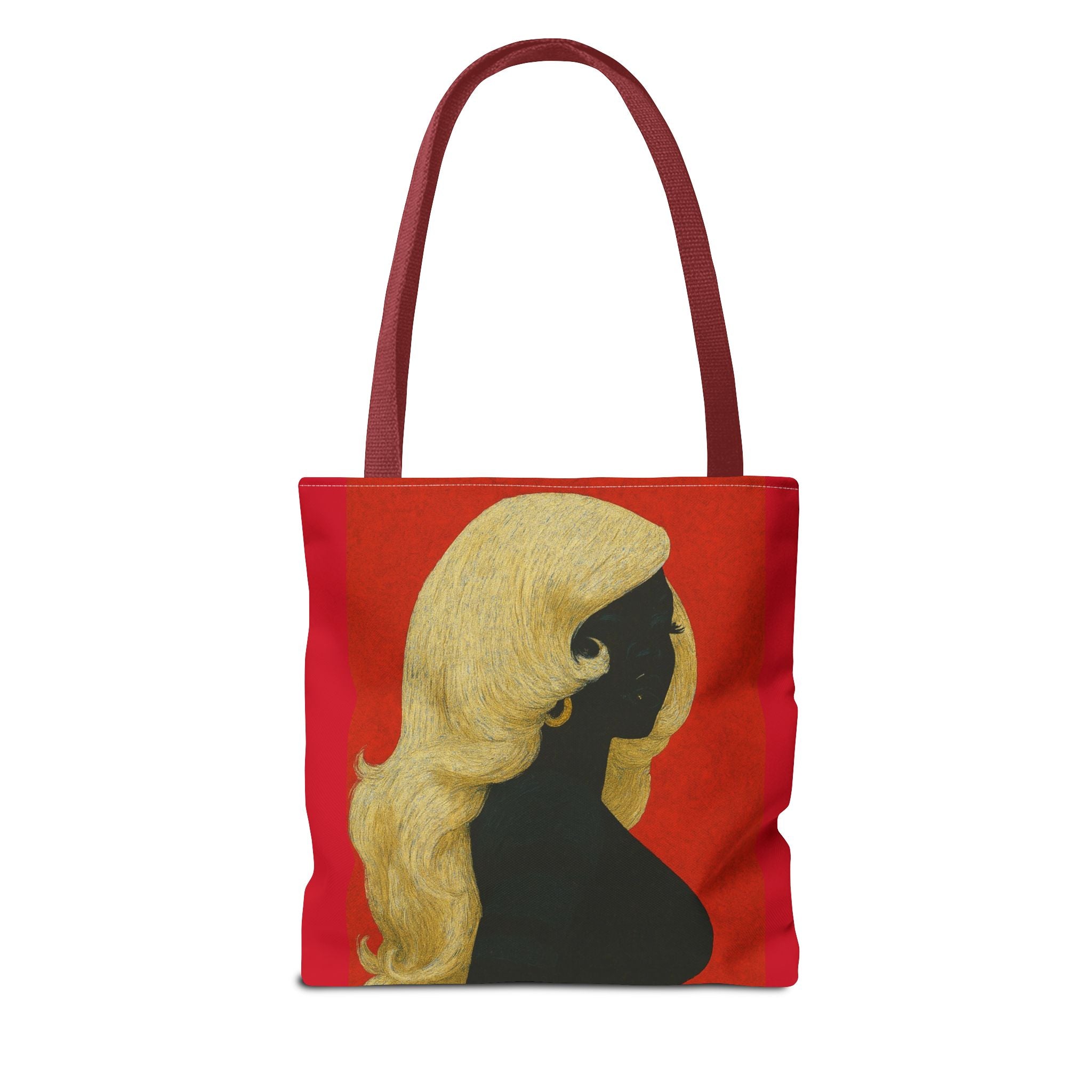 HER Silhouette Tote Bag – Retro Profile Art AOP Tote